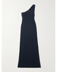 Lisa Yang - Olivia One-Shoulder Cotton And Cashmere-Blend Maxi Dress - Lyst