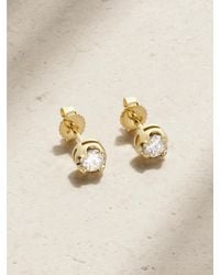 Jennifer Meyer - Small Illusion 18-Karat Diamond Earrings - Lyst