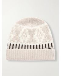 arch4 - Lorenz Fair Isle Cashmere Beanie - Lyst