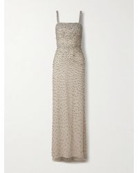 Jenny Packham - Cherry Crystal-Embellished Tulle Gown - Lyst