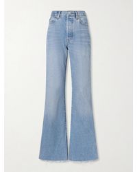 FRAME - The Lax High-Rise Flared Jeans - Lyst