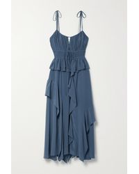 Ulla Johnson Sabine Gathered Velvet 