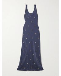 Alix Of Bohemia - Adele Embellished Silk Maxi Dress - Lyst