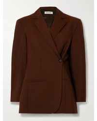 Rohe - Doppelreihiger Blazer Aus Einer Woll-Mohairmischung - Lyst