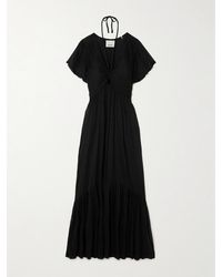 Isabel Marant - Robe Longue En Crépon De Coton Et De Soie Mélangés Agathe - Lyst