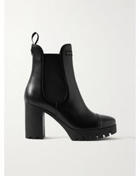 Giuseppe Zanotti - Leather Platform Chelsea Boots - Lyst