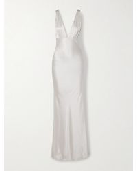 Nili Lotan - Bionca Silk-Charmeuse Gown - Lyst