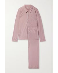 Damen Bekleidung Nachtwäsche Nachthemden und Schlafshirts Skin Baumwolle Net Sustain Carissa Nachthemd Aus Bio-pima-baumwoll-jersey in Pink 
