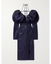 LAQUAN SMITH - Faille Halterneck Midi Dress - Lyst