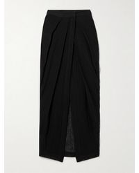 Lisa Marie Fernandez - Net Sustain Pleated Crinkled Linen-Blend Gauze Pareo - Lyst