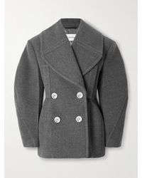 Givenchy - Double-Breasted Wool And Silk-Blend Coat - Lyst