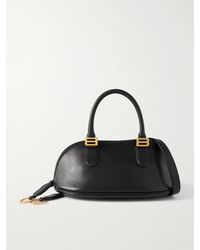 Balenciaga - Bolero Embellished Leather Shoulder Bag - Lyst