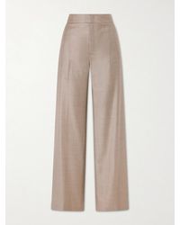 Sa Su Phi - Pleated Wool Wide-Leg Pants - Lyst