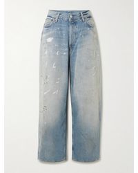 Acne Studios - Tief Sitzende Jeans Aus Bio-Denim Mit Weitem Bein - Lyst