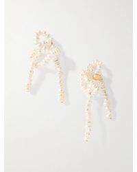 Completedworks - The Break Between The Clouds Recycled Vermeil Pearl Earrings - Lyst