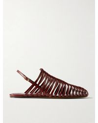 Dries Van Noten - Leather Braided Sandals - Lyst