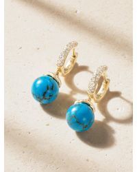 Octavia Elizabeth - 18-Karat, And Diamond Earrings - Lyst