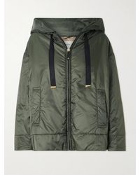 Max Mara - The Cube Daria Jacke Aus Wattiertem Shell Mit Kapuze - Lyst