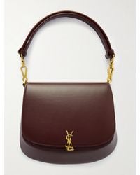 Saint Laurent - Voltaire Top Handle Mini Leather Tote - Lyst