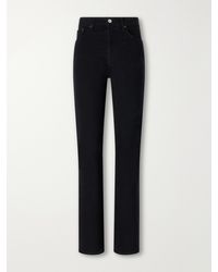 Agolde - Lana Mid-Rise Straight-Leg Jeans - Lyst