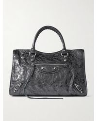 Balenciaga - Le City Medium Textured-Leather Tote - Lyst