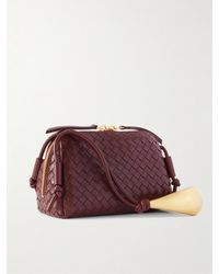 Bottega Veneta - Concert Pouch Intrecciato Leather Shoulder Bag - Lyst