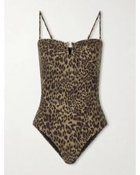 Nili Lotan - Embellished Leopard-Print Swimsuit - Lyst