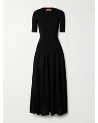 Altuzarra - Robe Longue En Mailles Stretch À Fronces Maisie - Lyst