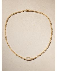 UNIFORM OBJECT - Mini Vessel Kette Aus 18 Karat Mit Diamanten - Lyst