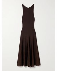 KHAITE - Hencil Knitted Midi Dress - Lyst