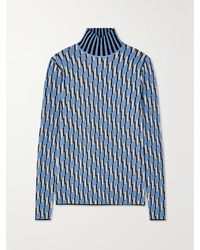 Zankov - Raven Merino Wool-Jacquard Turtleneck Sweater - Lyst