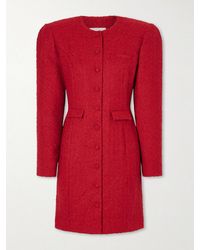 Magda Butrym - Padded Bouclé Mini Dress - Lyst