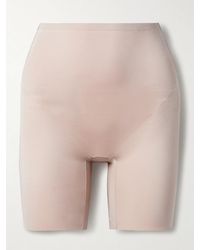 Spanx - Shape Suit Your Fancy Hoch Sitzende, Oberschenkellange Shorts Mit Rückenausschnitt - Lyst