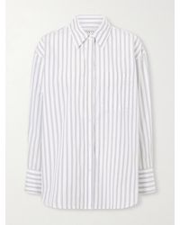 Twp - Big Joe Striped Cotton-Poplin Shirt - Lyst
