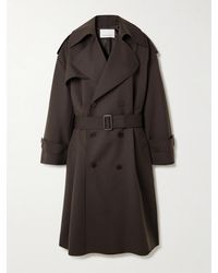 Frankie Shop - Dursey Double-Breasted Belted Woven Trench Coat - Lyst