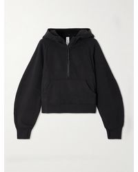 lululemon - Sweat À Capuche Oversize En Jersey De Coton Mélangé À Fermeture À Glissière Scuba - Lyst