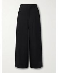 adidas Originals - Y-3 Twill Wide-Leg Pants - Lyst