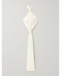 Givenchy - Open-Back Knotted Crepe Halterneck Top - Lyst