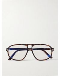Tom Ford - Aviator-Style Acetate Optical Glasses - Lyst