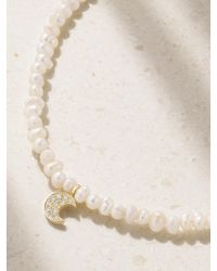 Roxanne First - Baby Potato 14-Karat, Pearl And Diamond Necklace - Lyst