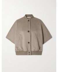 Max Mara - Leticia Jacke Aus Kaschmir Mit Cape-Effekt - Lyst