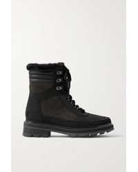 sorel lennox shearling lace boot