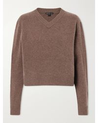 James Perse - Rib-Trimmed Cashmere Sweater - Lyst