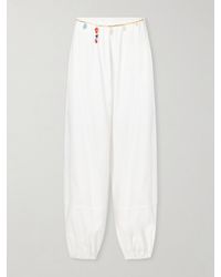 Stella McCartney - Embellished Cotton-Crepe Balloon Pants - Lyst