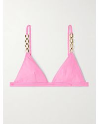 Melissa Odabash - Mexico Triangel-Bikini-Oberteil Mit Verzierungen - Lyst