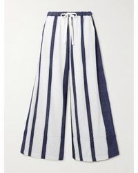 lemlem - Desta Hose Aus Gestreifter Baumwolle - Lyst