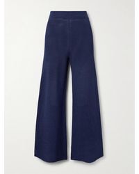 Eres - Bayadere Goeland Hose Mit Weitem Bein Aus Lochstrick Aus Einer Baumwollmischung - Lyst