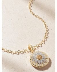 Yvonne Léon - Roi Soleil Mini 18-Karat, Diamond And Citrine Necklace - Lyst