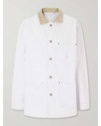 Aimé Leon Dore - Corduroy-Trimmed Denim Jacket - Lyst