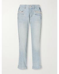 Isabel Marant - Revene Cropped Mid-Rise Straight-Leg Jeans - Lyst